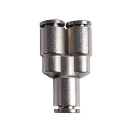 AIRCRAFT Metal Pu Fitting Y-joint 6mm